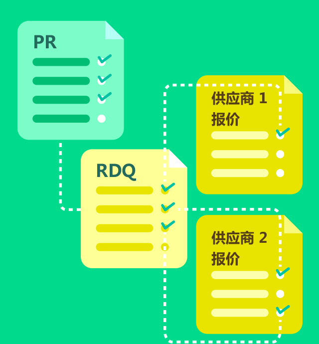 8Manage SRM 提供采购申请和招标（RFI/RFP/RFQ）工作流程，以获取选定供应商的建议和报价。