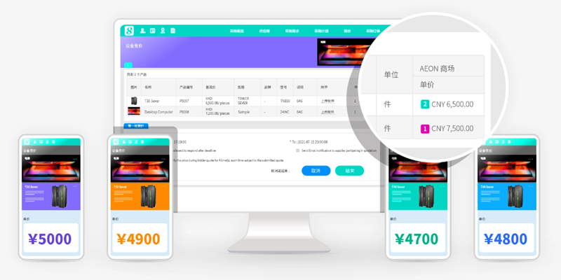 8Manage SRM 采购竞价管理软件