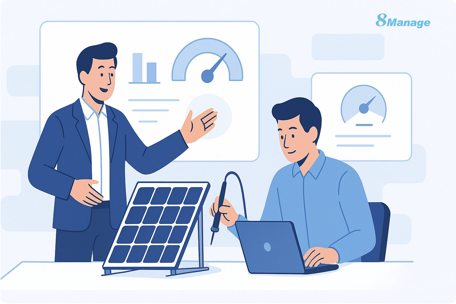 光伏产品研发项目如何降本增效？8Manage 项目管理软件在复合材料制造的应用-8Manage PM | 高亚科技