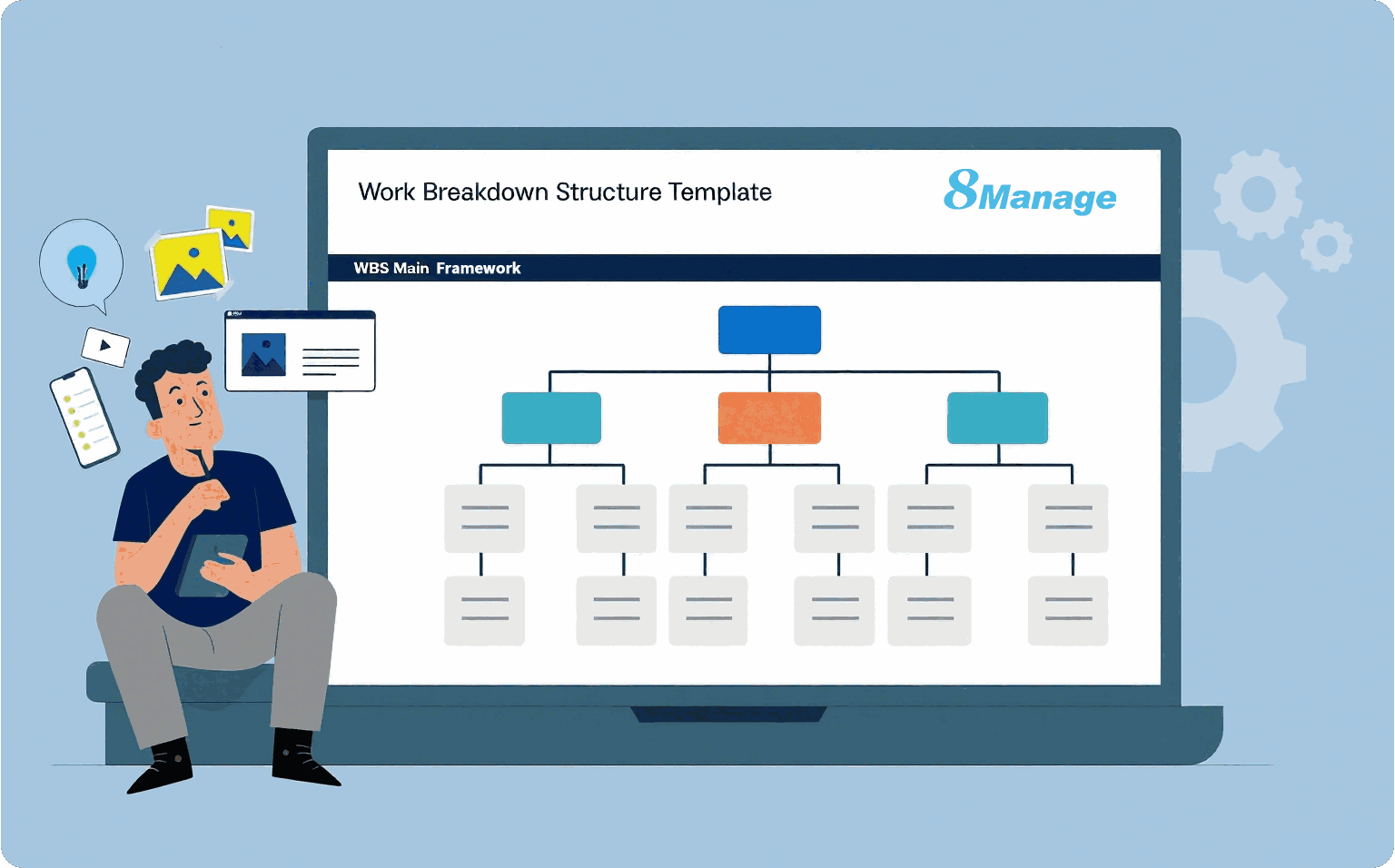 8Manage PM,项目管理,资源分配,成本估算