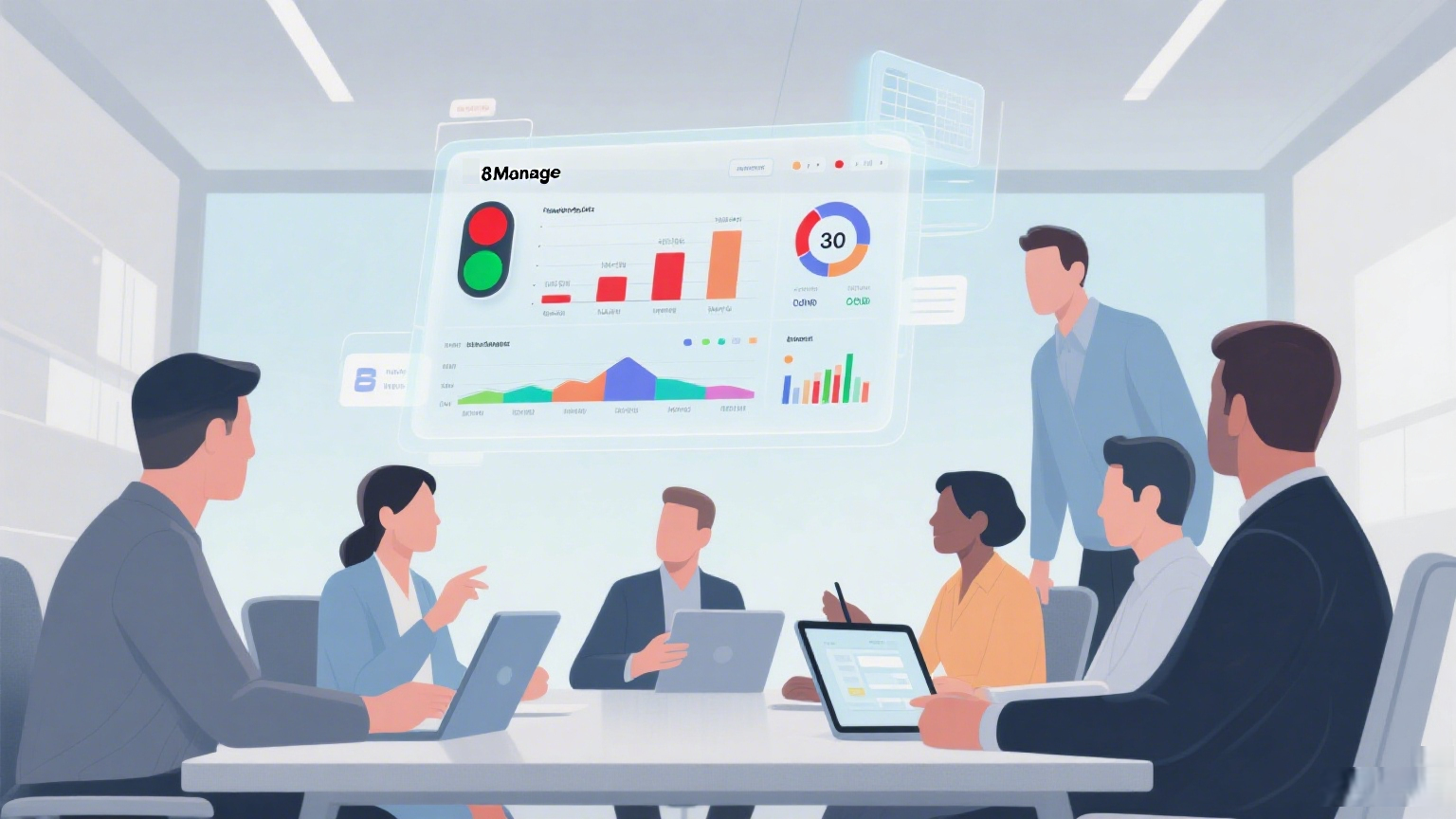 8Manage项目管理软件，项目管理系统,复杂项目管理,远程协作,8Manage PM