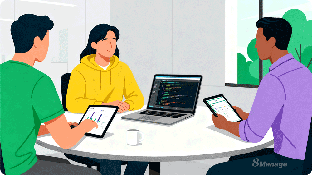 项目管理软件,软件开发企业管理,8Manage PM项目管理系统,工时管理,进度控制,飞书对接