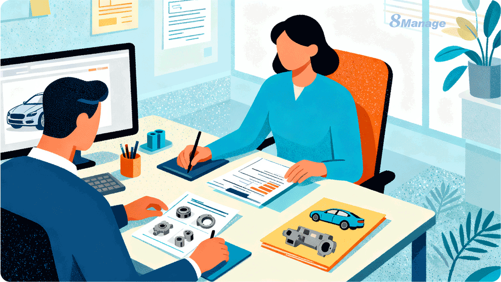 采购管理系统,8Manage SRM,供应商管理,询价比价,汽车零部件制造,制造业采购管理