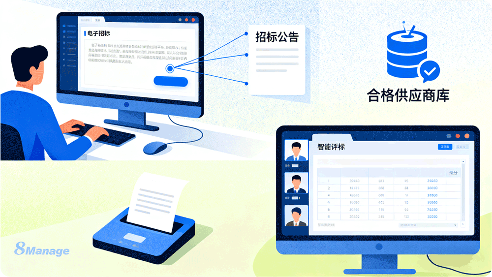 电子招标,采购成本控制,预测性成本管理, 8Manage SRM,采购预算管理,采购招标系统