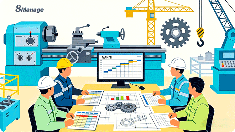 装备制造业项目管理,智能制造项目管理, ETO项目管理,8Manage PM,动态WBS,研发生产协同,项目全流程管理,复杂项目管理系统